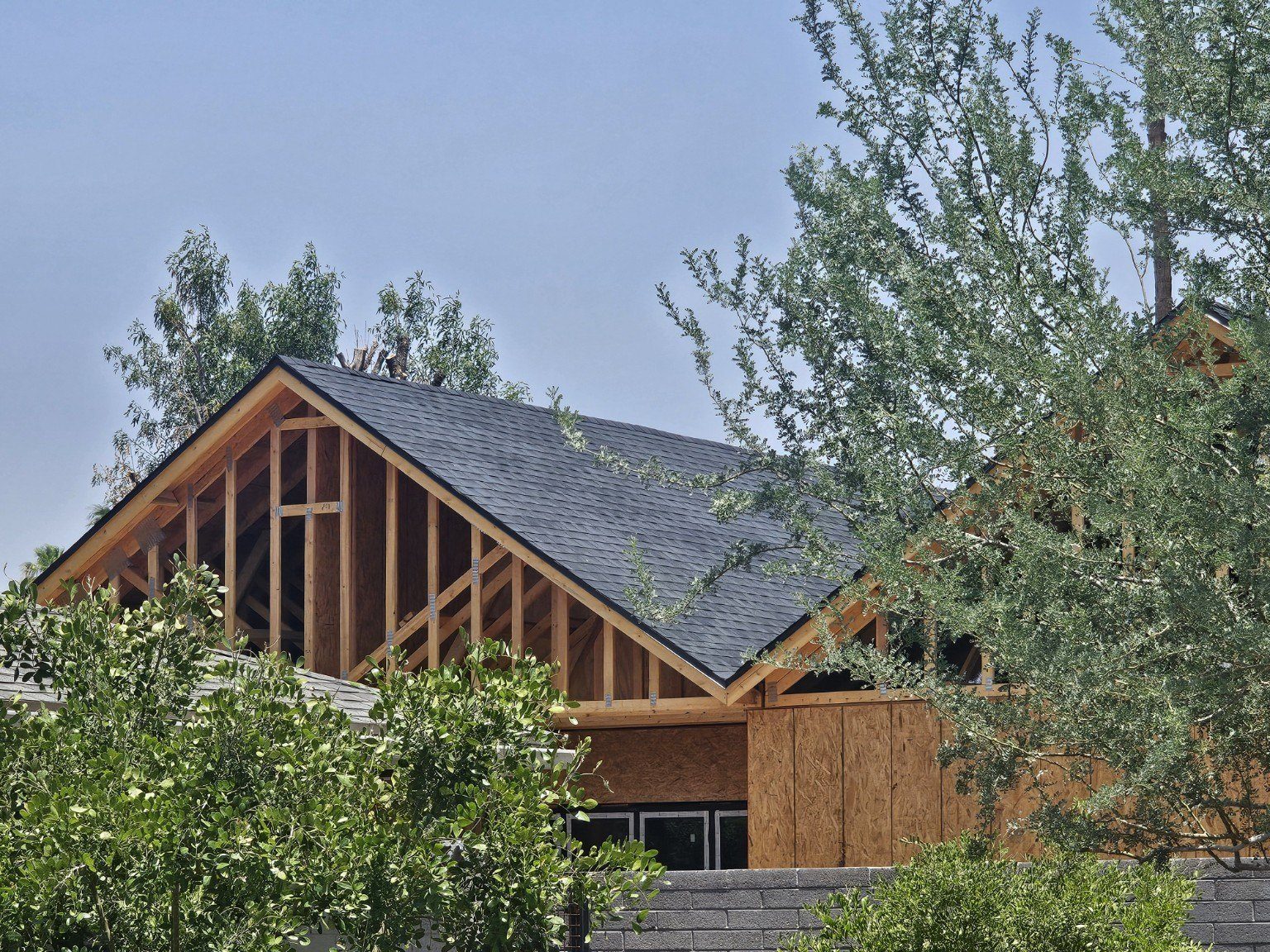 Residential addition framing